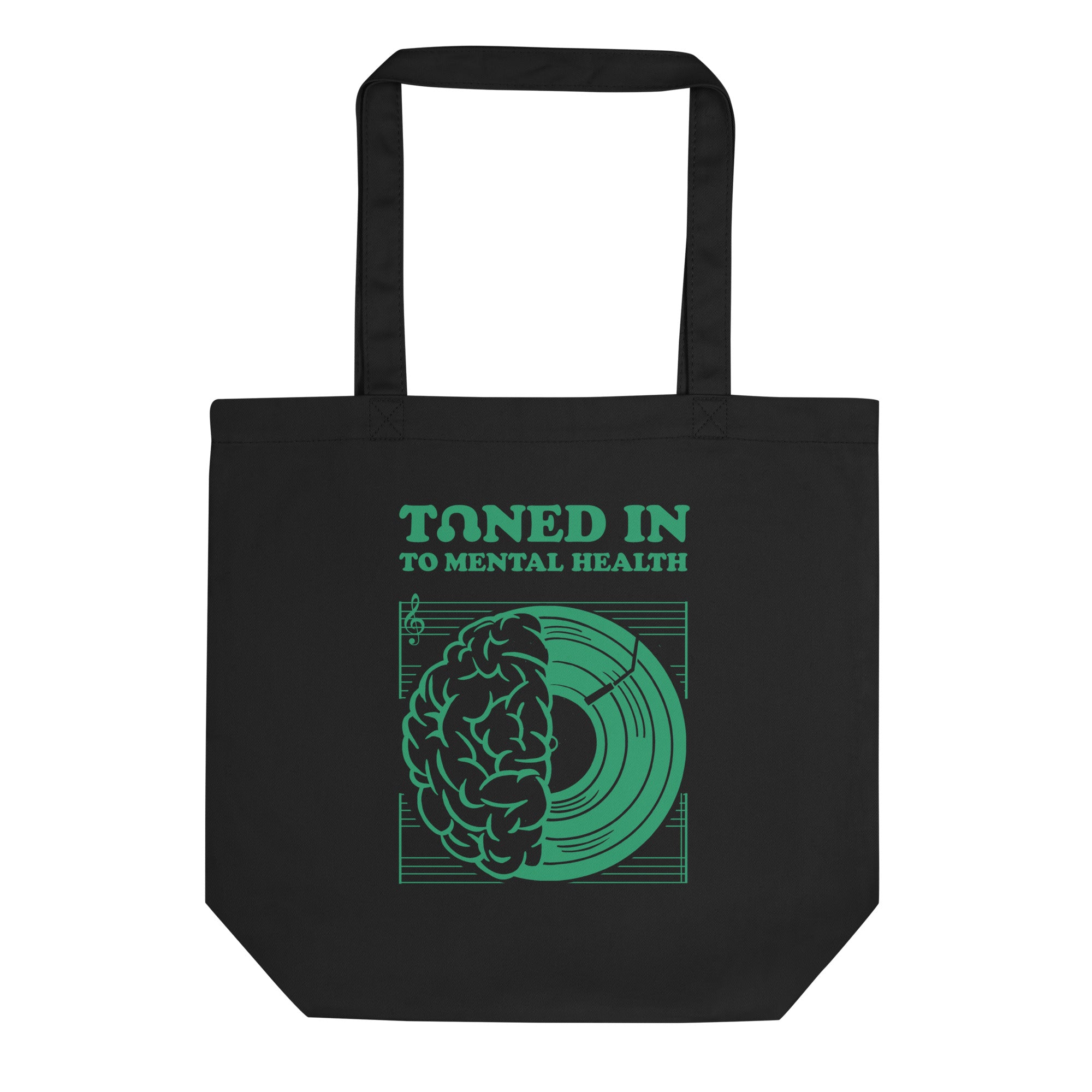 Tuned In for Mental Health Eco Tote Bag